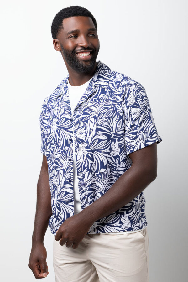 Men's Resort Shirt - Blue Multi