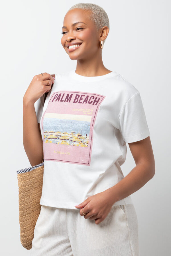 Women's Palm Beach Short Sleeve T-Shirt - White